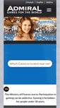 Mobile Screenshot of casinoadmiral.cz