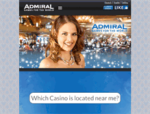 Tablet Screenshot of casinoadmiral.cz